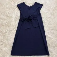 a.v.v 膝丈 ワンピース 紺 ネイビーのサムネイル