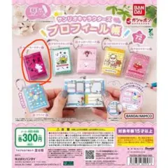豆ガシャ本　サンリオキャラクターズ　プロフィール帳