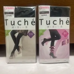 M tuche ブラックタイツ2点セットのサムネイル