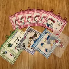 キティ　クロミ　ケロッピ　ジップバック 11枚セット