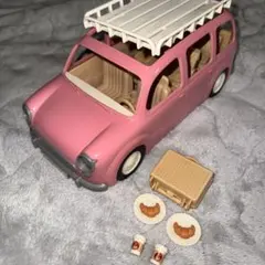 【美品】シルバニア いっぱい乗れるよ！ピクニックワゴン