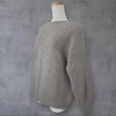 ●美品◆アーバンリサーチロッソ◆ウール混ミックスパターンボトルネックニットのサムネイル