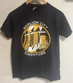 MERLION CITY SINGAPORE Tシャツ M 黒