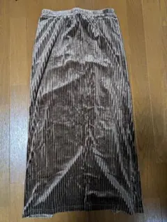 絨面羅紋窄裙 LAKOLE