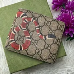 グッチ 財布 キングスネーク GGスプリーム PVC ミケーレ