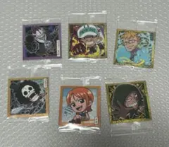 ワンピース ウエハースキャラクターシール セット　6枚