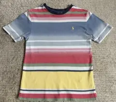 POLO Ralph Lauren マルチカラーボーダーTシャツ(10-12)M