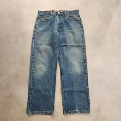 リーバイス505 Levis W34 古着 デニム 青 00s ヒゲ 17209