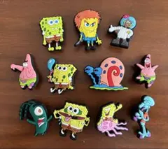 スポンジボブ クロックス ジビッツ 11個セット ③のサムネイル