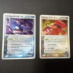 ポケモンカード アクア団 マグマ団 ハーフデッキW 抜けなし 構築済みデッキ「マグマ団 ハーフデッキW」 (-) {-} [-] - magi