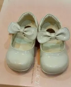 【フォーマルシューズ】美品キャサリンコテージ 15cm ホワイト　結婚式　発表会