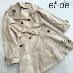 美品 ef-de エフデ トレンチコート スプリングコートのサムネイル