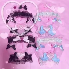 ちびぐるみ ぬい服 かぶりもの うさぎ 左上