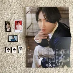 SnowMan カレンダー 2025 特典 A3 宮舘涼太 ステッカー カード