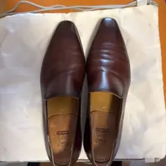 ブラウンレザー ローファー サイズ42 MAGNANNI