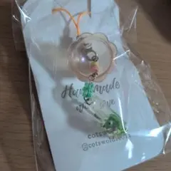 ハンドメイド カエル ストラップ風鈴
