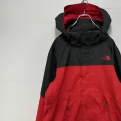 US規格 ノースフェイス ゴアテックス ナイロンジャケット 刺繍ロゴ 古着