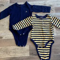 babyGAP ロンパース 12-18か月 18-24か月 2枚セット ボーダー