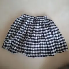 グローバルワーク　チェック柄スカート キッズLサイズ