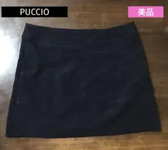 PUCCIO 台形ミニスカート　黒