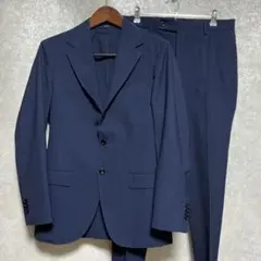 新品未使用】サルトリア ルコルト スーツ ネイビーグレー 無地 H＆S