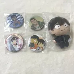 名探偵コナン　缶バッジ、ぬいセット