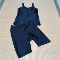 紺の水着 上下セット　160