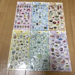 新品 【 6種類セット 】正規品 たまごあし シール ぷっくりシール まとめ売り