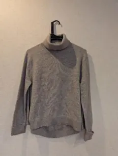 SIMPLICITE グレー タートルネックセーター フリーサイズ
