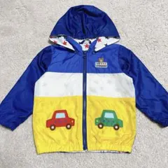 【美品】ミキハウス ホットビスケッツ ウィンドブレーカー パーカー 90