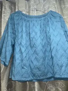 シャツ　くすみブルーのサムネイル