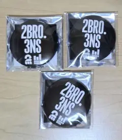 2bro 三人称 缶バッジ ロゴ セット