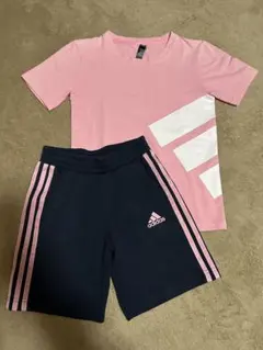 adidas Tシャツ　パンツ　 上下セット　130センチ