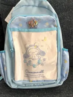 新品未使用 サンリオ シナモン キッズリュック　ブルーのサムネイル