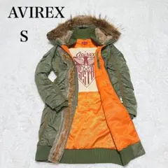 AVIREX モッズコート ファーコート MA-1 N-3B オリーブ Y2K