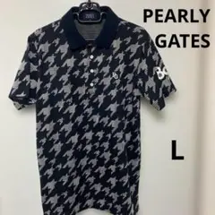 PEARLY GATES 緑チェック ポロシャツ 半袖 ゴルフ N3867 - メルカリ