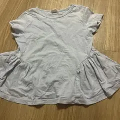 petit main 水色　フレアTシャツ　さくらんぼのサムネイル
