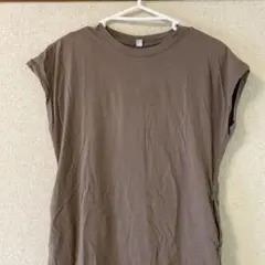 UNIQLO ノースリーブカットソーワンピース M