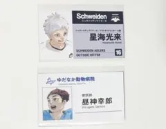 ハイキュー ファンパーク 名刺カード 星海光来/昼神幸郎