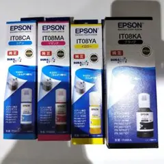 新品未使用】エプソン 純正インク IT08シリーズ 4本セット - メルカリ