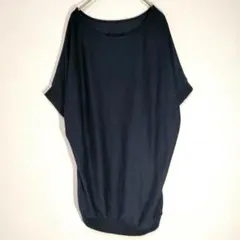 LEPSIM レプシィム 切替チュニック 紺 ネイビー フリーサイズ 体型カバー