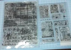 海外製✩.*˚クリアスタンプ ヴィンテージ