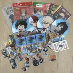 ヒロアカ　まとめ売り　カード　ステッカー　缶バッジ　クリアファイル　一番くじ