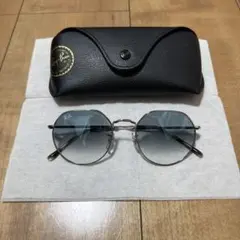未使用級✨Ray-Ban ラウンドメタルサングラスJA-JOモデル ゴールド