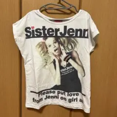 【美品】シスタージェニィ フォトプリントTシャツ 130 ホワイトのサムネイル