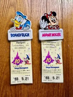 東京ディズニーランド　チケットホルダー　パスケース　使用済みチケット
