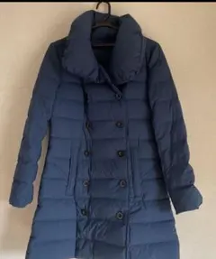 パシオーネ　ネイビー ロングダウンジャケット