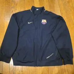 2007年製NIKE古着ナイロンジャケットFCバルセロナバルサスウッシュ子供用のサムネイル