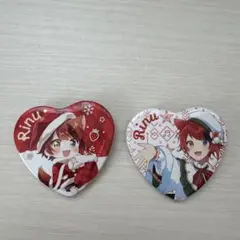 すとぷり 莉犬くん ハート型缶バッジ