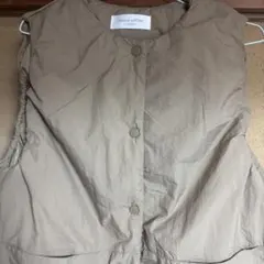 chocol raffine robe ベスト ベージュ　秋から活躍！